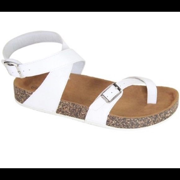 Women Flat Toe Ring Sandals Shoes Gladiator Thong - Picture 3 of 7